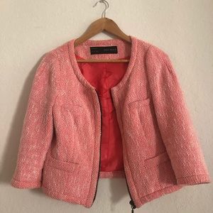 Zara Pink/Orange Blazer Size L